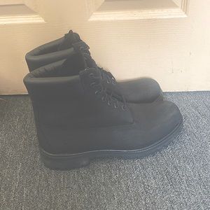 Black Timberland boots